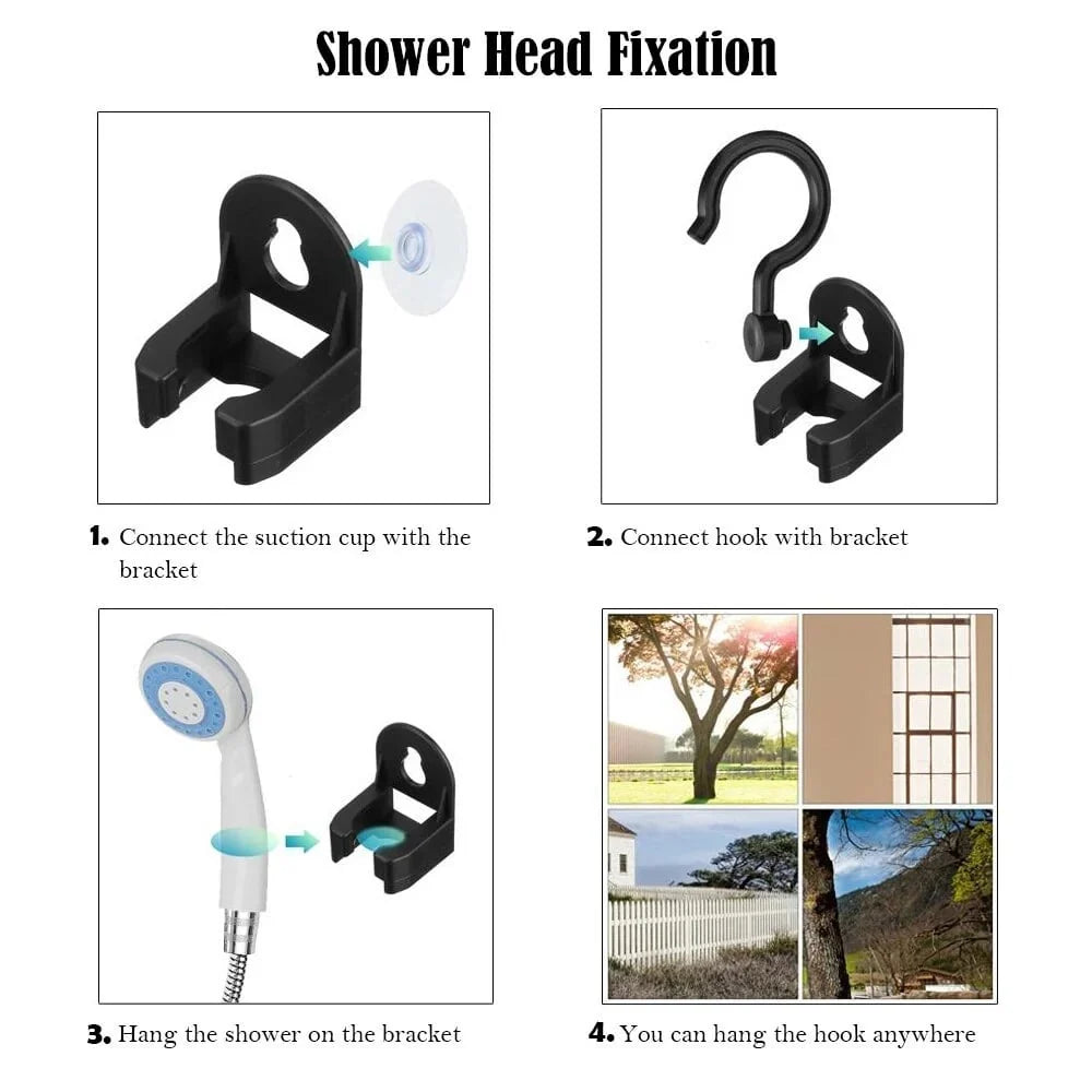Camping Shower USB Rechargeable Foldable 20L One-Button Pump