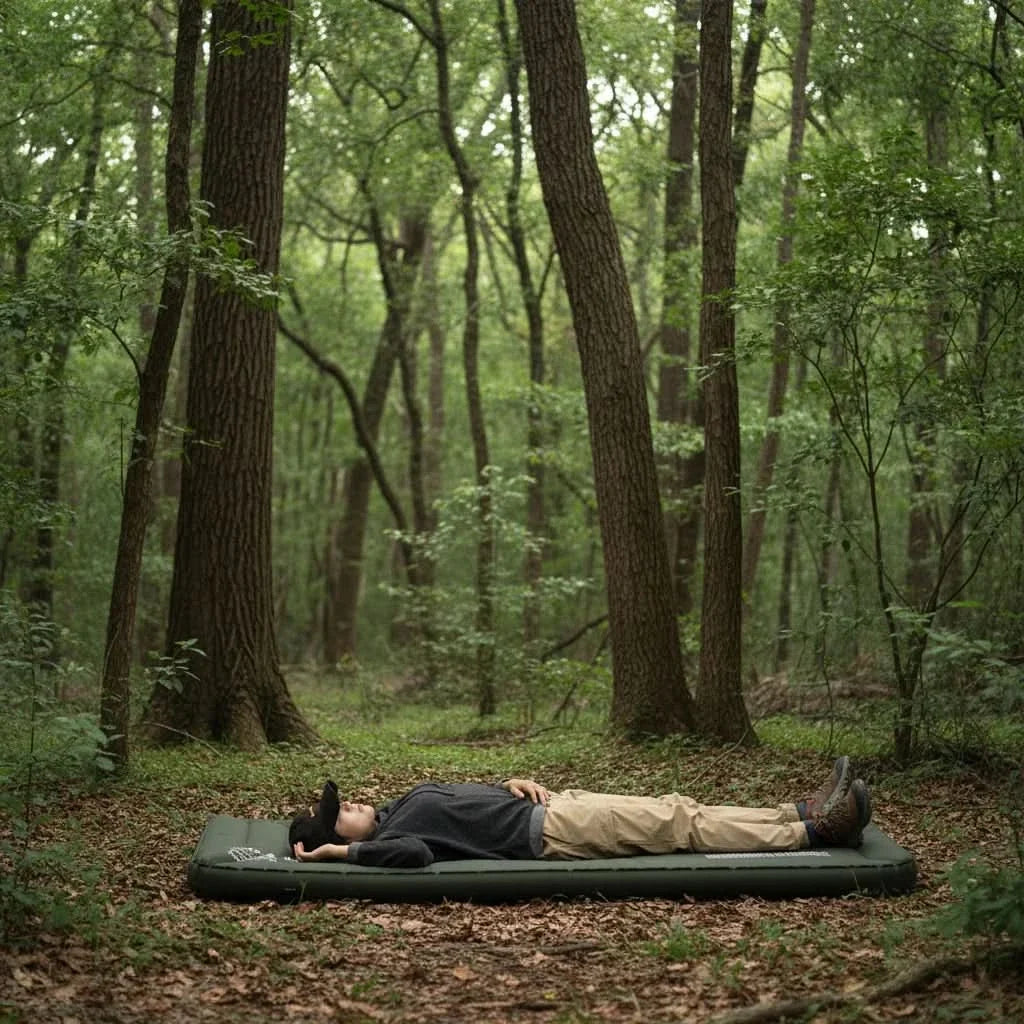 Camping Sleeping Mat Inflatable Waterproof Lightweight With Carry Bag