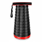 Camping Stool Telescopic Adjustable Height Portable with Carrying Strap
