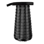 Camping Stool Telescopic Adjustable Height Portable with Carrying Strap