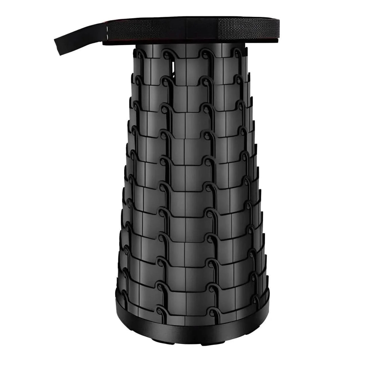 Camping Stool Telescopic Adjustable Height Portable with Carrying Strap