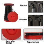 Camping Stool Telescopic Adjustable Height Portable with Carrying Strap