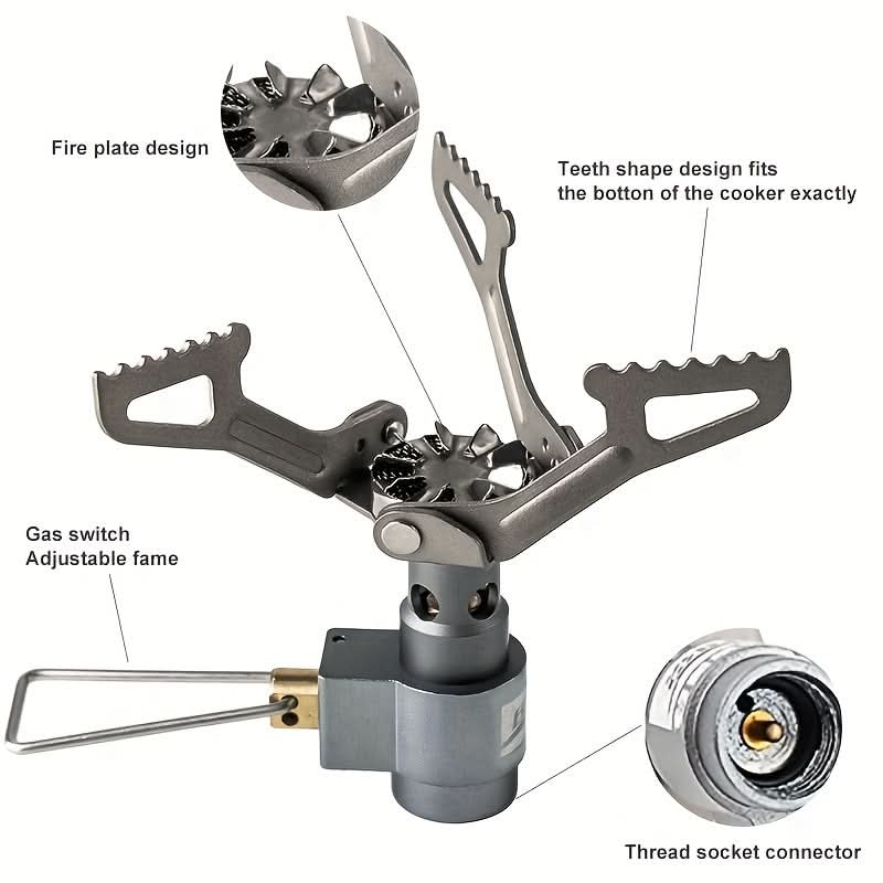 Camping Stove Foldable Titanium Lightweight