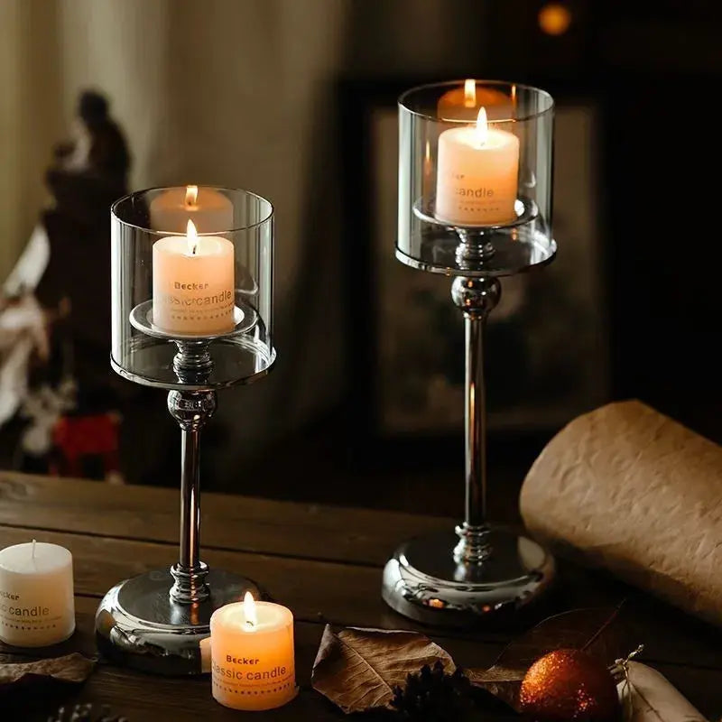 Candle Holder Nordic Metal Table & Shelf