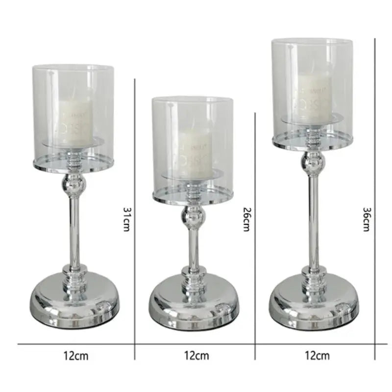 Candle Holder Nordic Metal Table & Shelf
