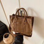 Canvas Tote Bag Durable Spacious Adjustable Shoulder Strap
