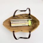 Canvas Tote Bag Spacious Durable With Comfortable Shoulder Handles