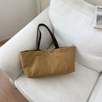 Canvas Tote Bag Spacious Durable With Comfortable Shoulder Handles