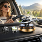 Car Air Freshener Solar-Powered Rotating Blades
