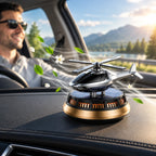 Car Air Freshener Solar-Powered Rotating Blades