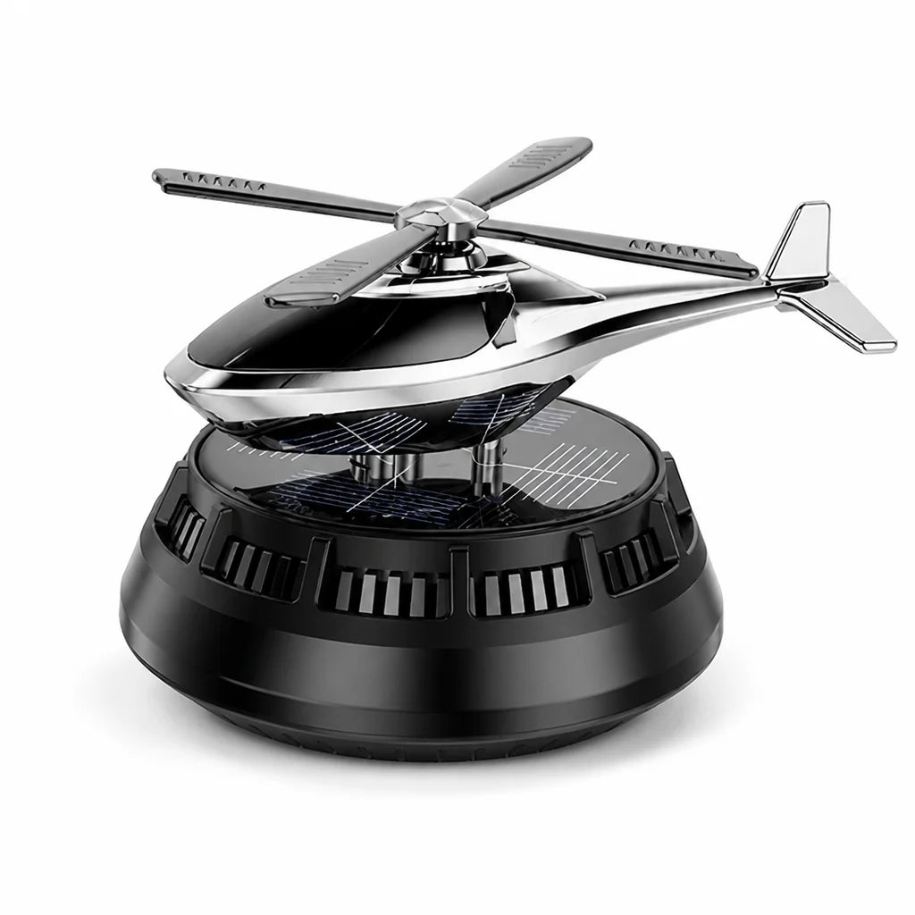 Car Air Freshener Solar-Powered Rotating Blades