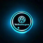 Car Coaster Set Multicolor LED Motion-Activated USB Rechargeable