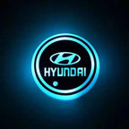 Car Coaster Set Multicolor LED Motion-Activated USB Rechargeable