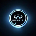Car Coaster Set Multicolor LED Motion-Activated USB Rechargeable