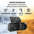 Car Dash Camera 4K Front Dual-Lens WiFi & GPS