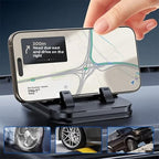 Car Dashboard Phone Holder Foldable Angle-Adjustable Anti-Slip Silicone