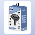 Car FM Transmitter Bluetooth 5.3 Dual Fast-Charge USB