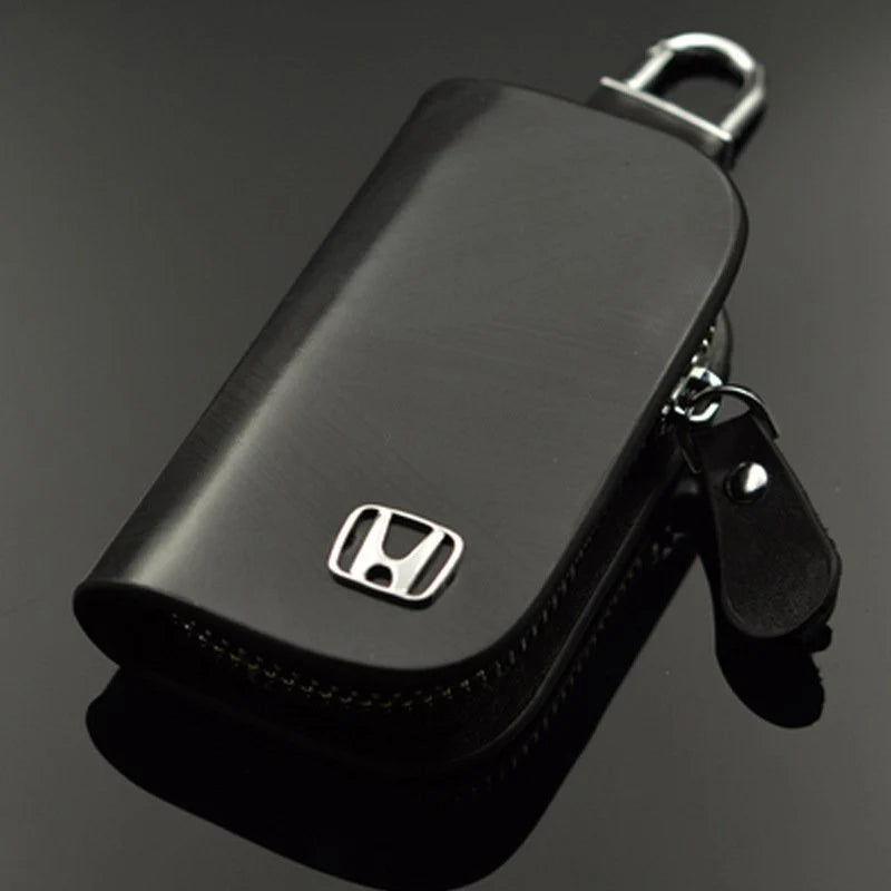 Car Key Pouch RFID Blocking Dual Compartments