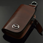 Car Key Pouch RFID Blocking Dual Compartments