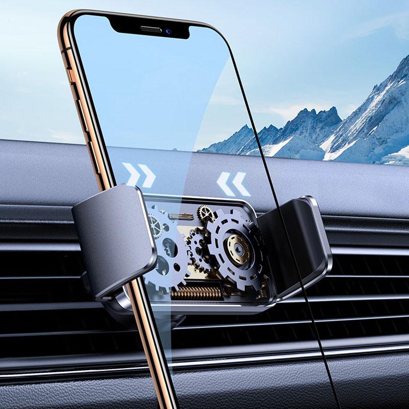 Car Phone Mount Automatic One-Touch Lock & 360 Degree Rotation