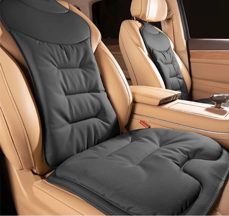 Car Seat Cushion Integrated Lumbar Support Fits Existing Seats