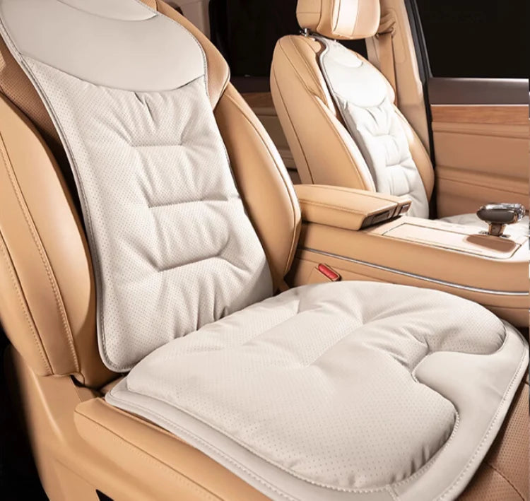 Car Seat Cushion Integrated Lumbar Support Fits Existing Seats