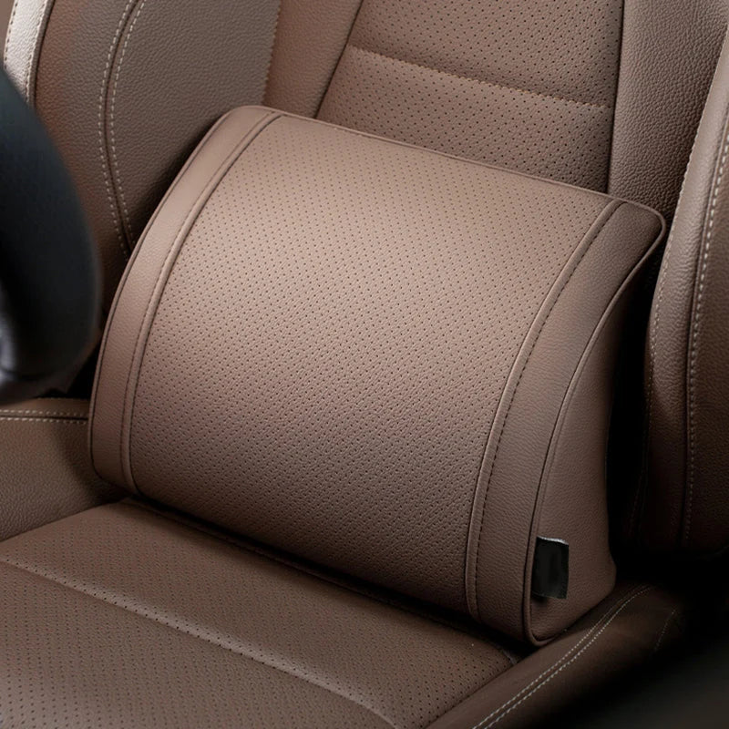 Car Seat Cushion Set Memory Foam Headrest & Lumbar Support