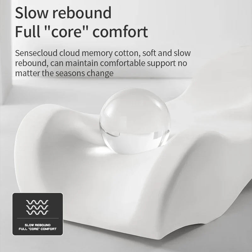 Car Seat Support Cushion Memory Foam Ergonomic Universal Fit