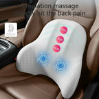 Car Support Pillow Ergonomic Vibration Massage