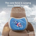 Car Support Pillow Ergonomic Vibration Massage