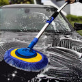 Car Wash Brush Telescopic Aluminum Handle & Microfiber Head