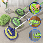 Car Wash Brush Telescopic Aluminum Handle & Microfiber Head