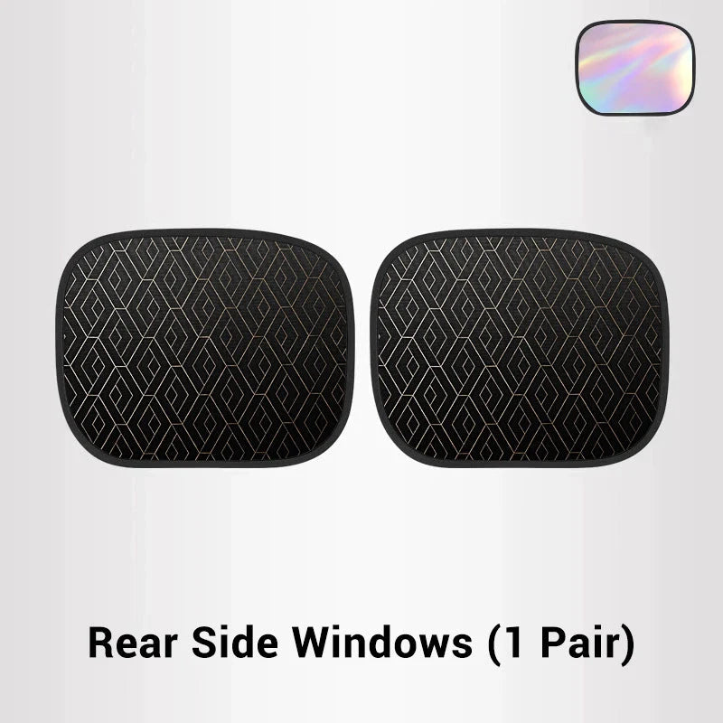 Car Window Sun Shades UV-Blocking 4-Piece Set