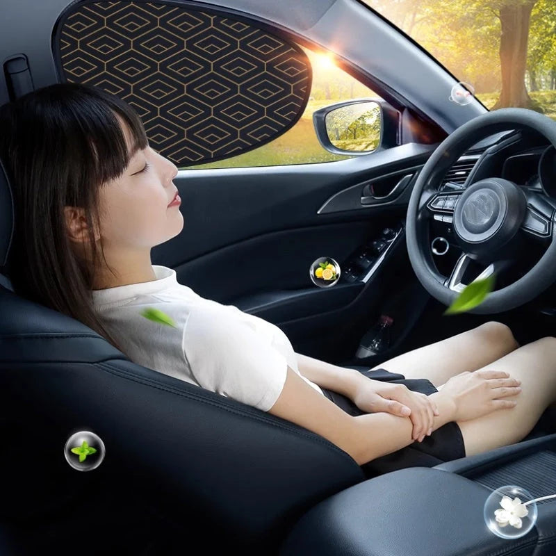 Car Window Sun Shades UV-Blocking 4-Piece Set