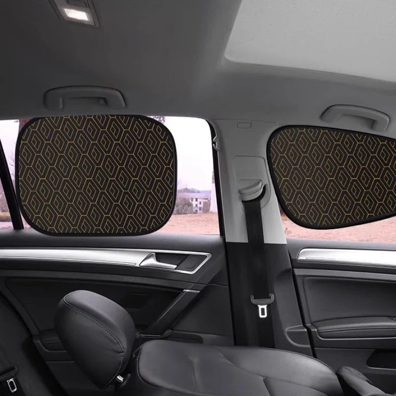 Car Window Sun Shades UV-Blocking 4-Piece Set