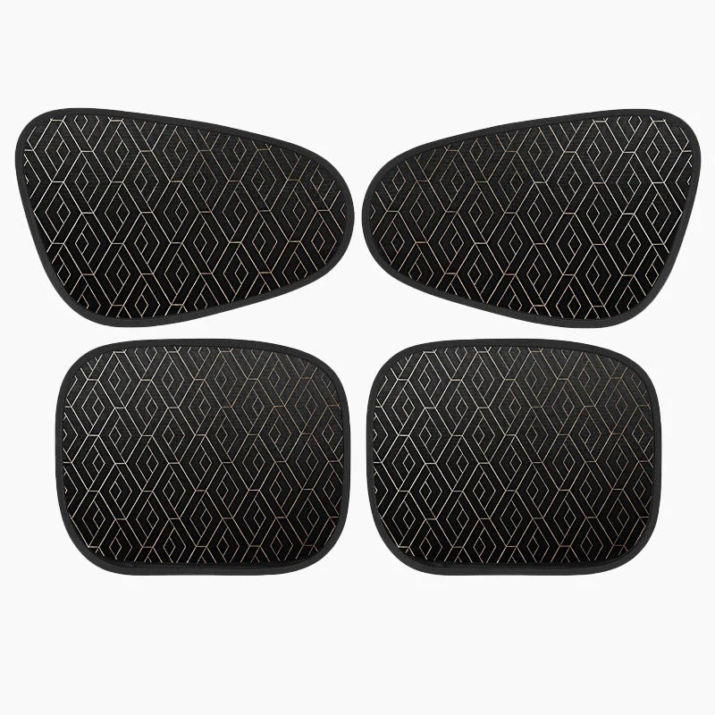 Car Window Sun Shades UV-Blocking 4-Piece Set