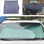 Car Windshield Sunshade Self-Retracting UV-Blocking Reflective Aluminum Film