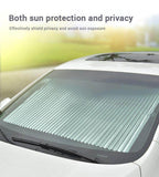 Car Windshield Sunshade Self-Retracting UV-Blocking Reflective Aluminum Film