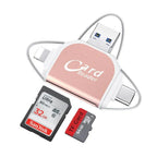 Card Reader 4-In-1 SD/MicroSD Keyring