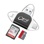 Card Reader 4-In-1 SD/MicroSD Keyring