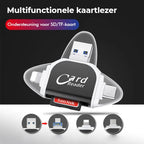Card Reader 4-In-1 SD/MicroSD Keyring