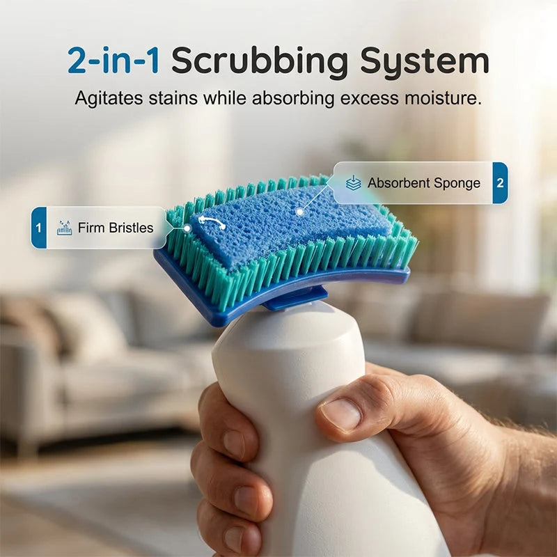 Carpet & Upholstery Cleaner No-Wash Brush Applicator
