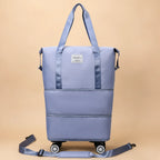 Carry-On Duffel Bag Oxford Fabric Wet Dry Compartment