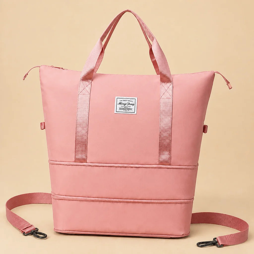 Carry-On Duffel Bag Oxford Fabric Wet Dry Compartment