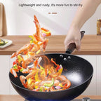 Cast Iron Frying Pan 28 cm Natural Non-Stick & Rust-Resistant