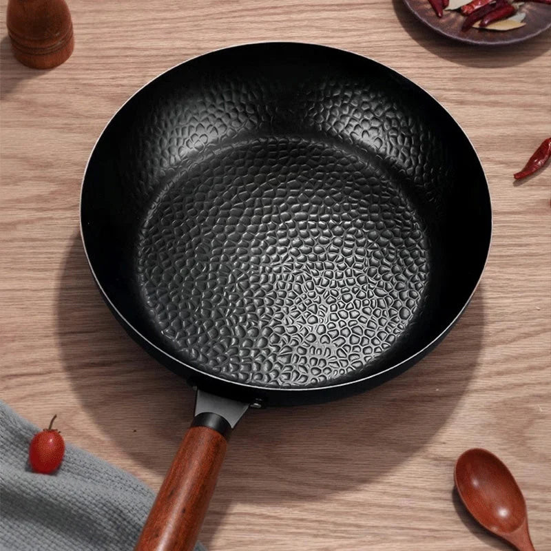 Cast Iron Frying Pan 28 cm Natural Non-Stick & Rust-Resistant