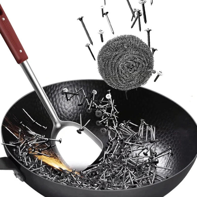 Cast Iron Frying Pan 28 cm Natural Non-Stick & Rust-Resistant
