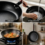Cast Iron Frying Pan Natural Non-Stick 11 Inch