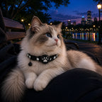 Cat Collar GPS Tracking Reflective Water-Resistant Silicone