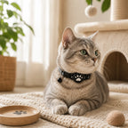 Cat Collar GPS Tracking Reflective Water-Resistant Silicone